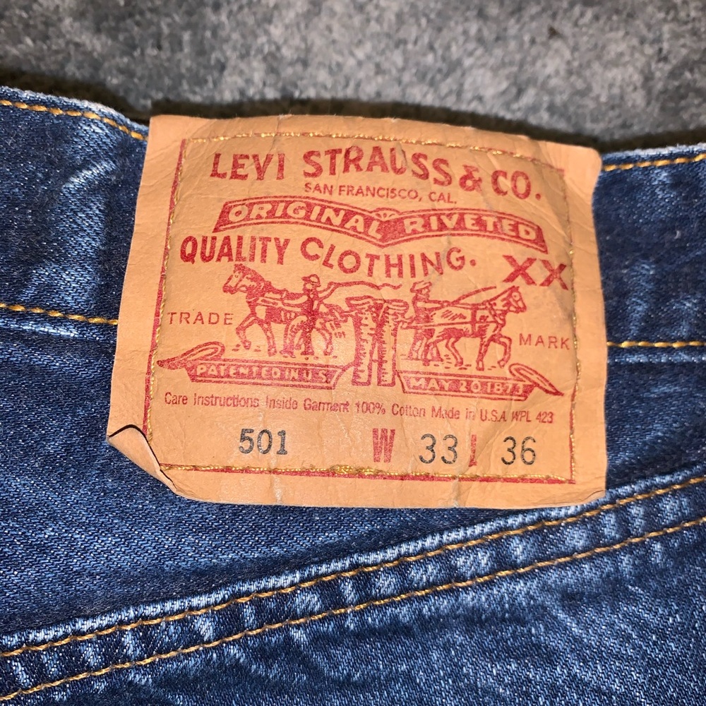 501 vintage Levi’s